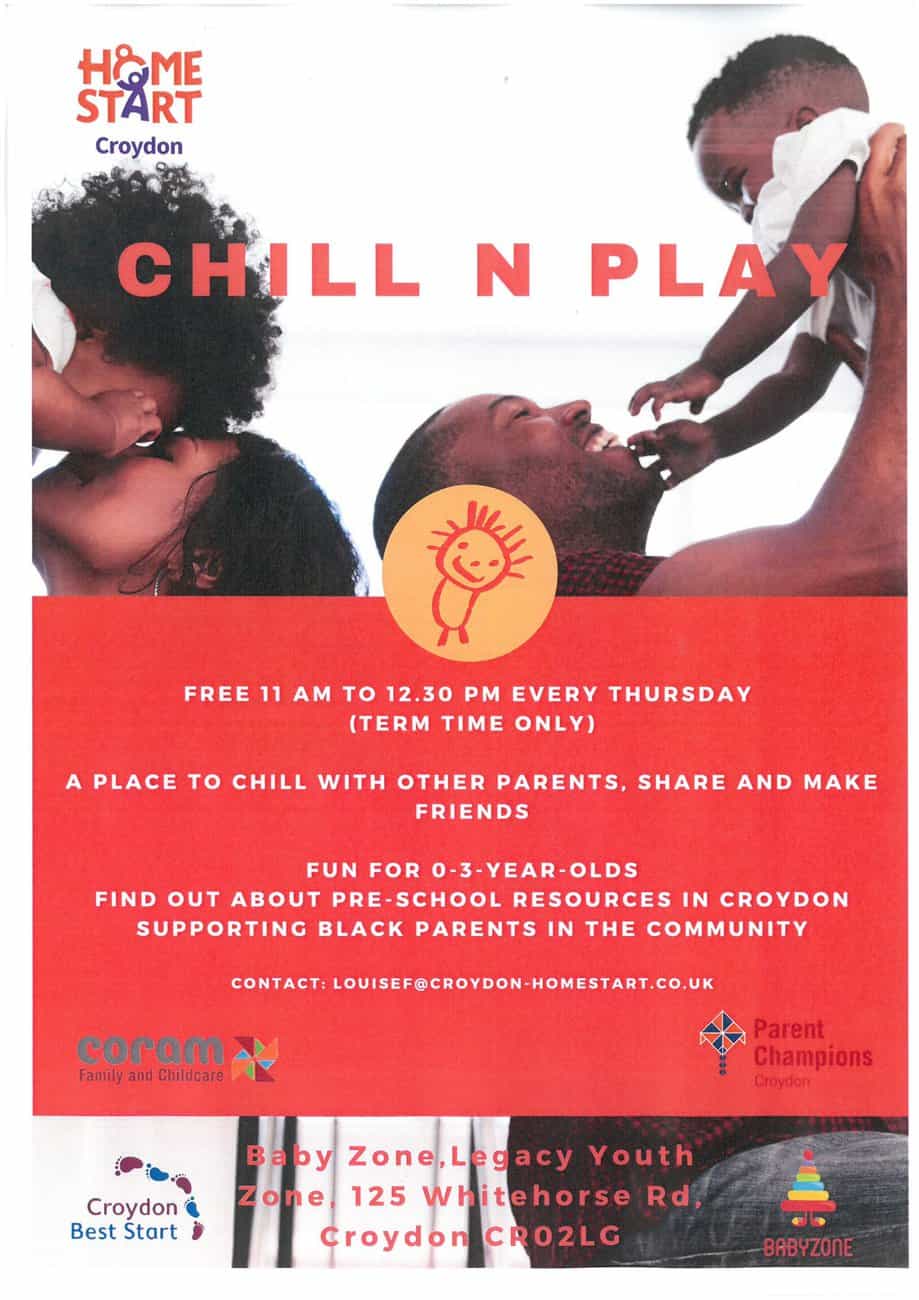 Chill n Play session flyer