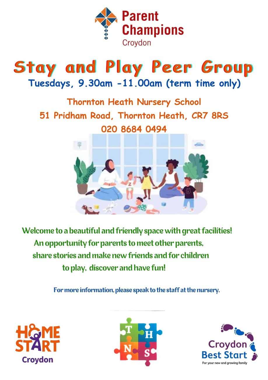Thornton Heath Stay and Play session flyer